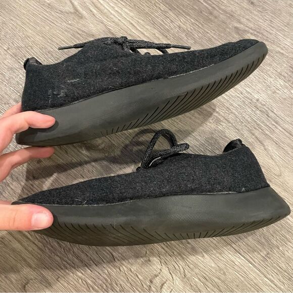 ALLBIRDS The Wool Runners Dark Charcoal Gray Wool Sneakers - Picture 5 of 9